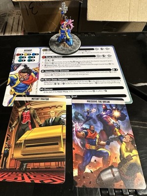 Marvel Crisis Protocol Bishop Painted W/ Character & Tactic Cards