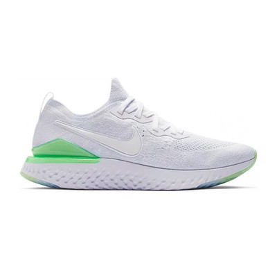 Nike Epic React Flyknit 2 Running - White Lime Blast - Größe UK 10 (EU 45) US 11