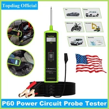 Topdiag P60 Power Circuit Probe Tester AC DC Voltage Tester Short Circuit Finder