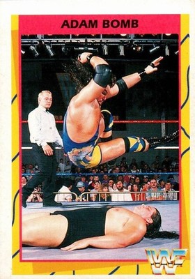 1995 WWF Merlin - Adam Bomb #98 - hasbro ljn titan sports wcw