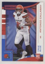 2018 Panini Rookies & Stars Rookies True Blue 10/49 Antonio Callaway #180 x5u