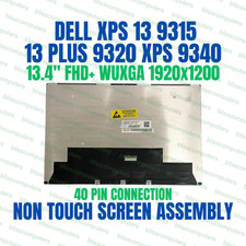 13.4" WUXGA Dell XPS 13 9340 Display LCD LED Screen Non Touch Panel 1920x1200