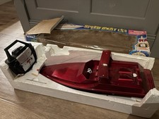 RC Speed Boat Red Twin Propeller Loft Find  Project Radio Controlled Pond Yacht