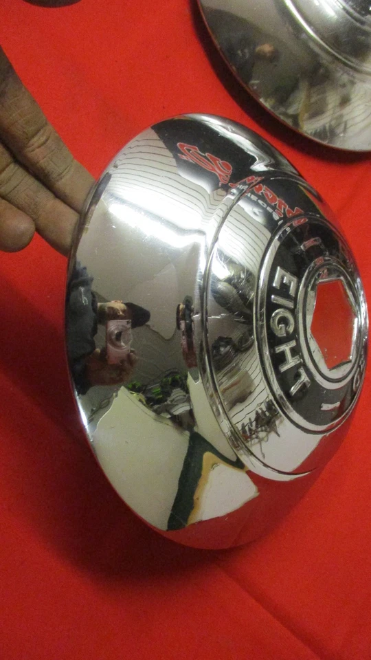 DE COLECCIÓN PACKARD OCHO TAPACUBOS CUBIERTA RUEDA 1937 1938 1939?? 3X Foto 2 de 4