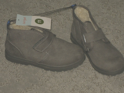 New boys Cat & Jack gray 11 Magnus fleece lined shoes chukka boot toddler