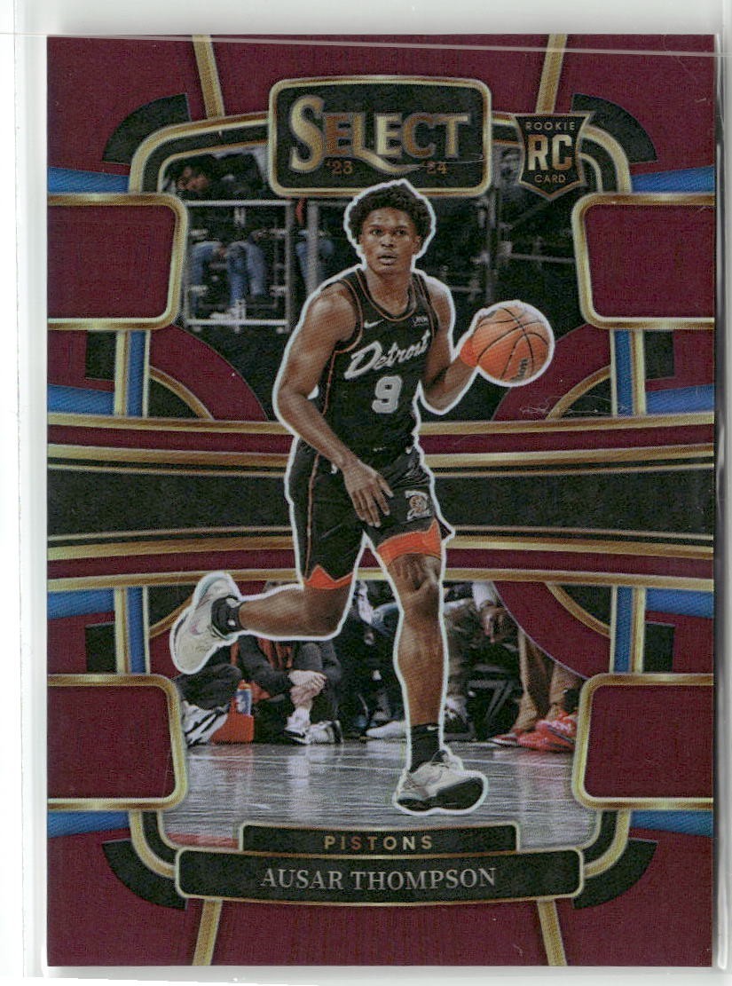 2023-24 PANINI SELECT AUSAR THOMPSON MAROON RC ROOKIE /175 #95