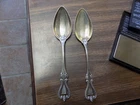 Towle Old Colonial Sterling Silver  Spoons Set of 2 Vintage 135 grams 9"