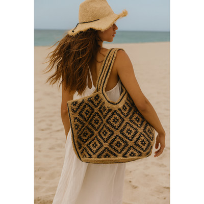 Free People Jute Tote Bage