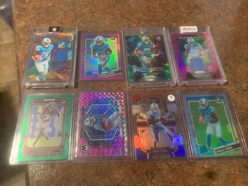 Jahmyr Gibbs Rookie Card Lot Of 8