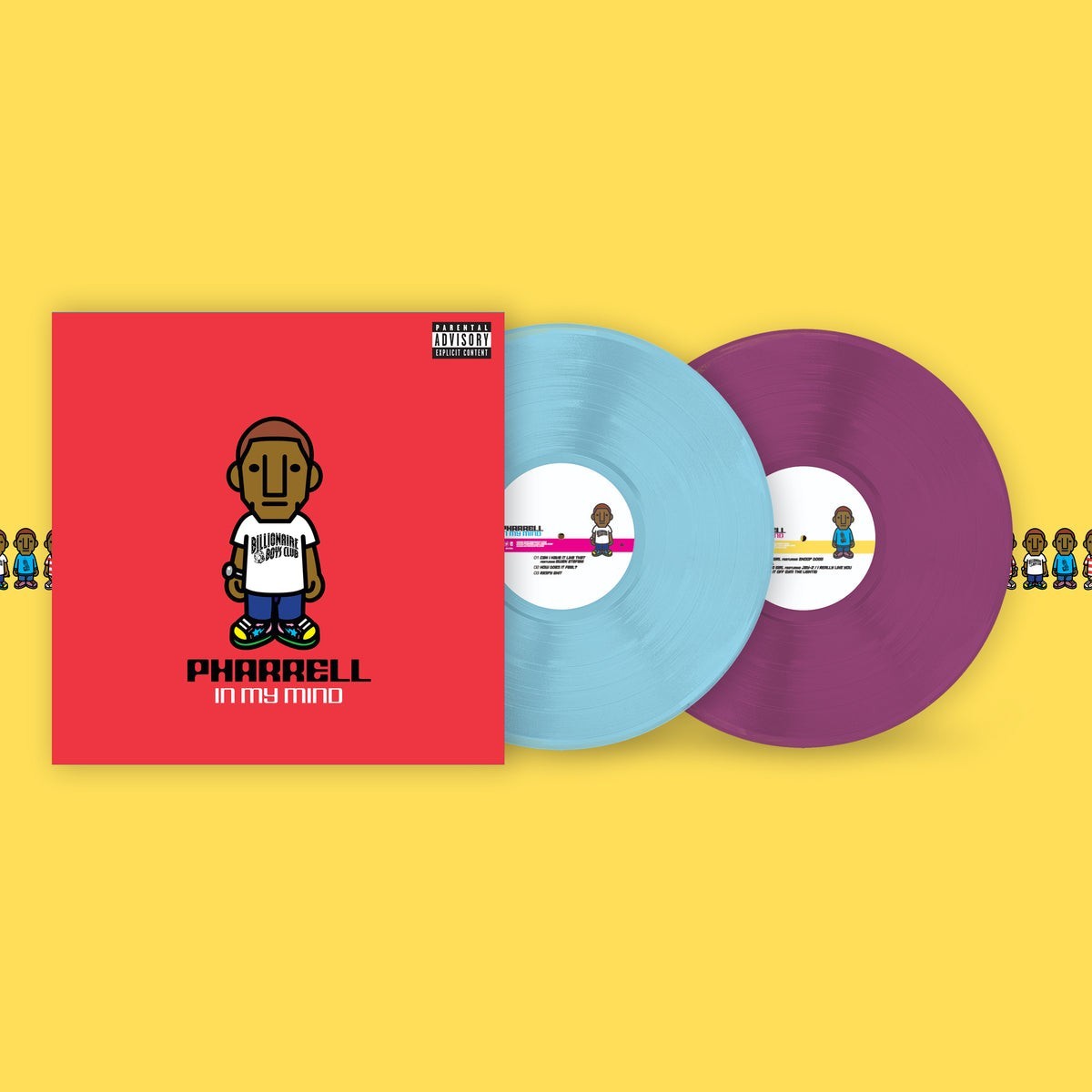 PHARRELL In My Mind IVC Edition 2LP Opaque Baby Blue Opaque Orchid