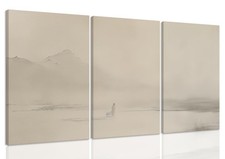 Jesus Leaves The 99 Sheep Canvas Wall Art Set Of 3,Jesus Christian Wall Art,T...