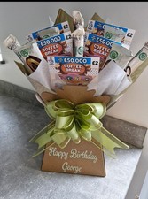 Bouquet Gift Chocolate Scratchcard Personalised Hamper