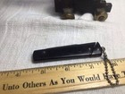 VINTAGE POCKET  KNIFE  PULL OPEN SLIDE UNUSUAL JAGUAR BLACK HANDLE — photo 5