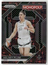 2024 Panini Prizm WNBA Monopoly- Kelsey Plum Classic Icons Red Prizm #WNBA2