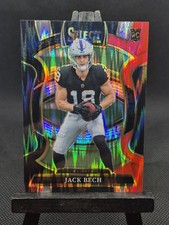 2025 Panini Select - Jack Bech #6 Red & Black Prizm Shock Concourse RC