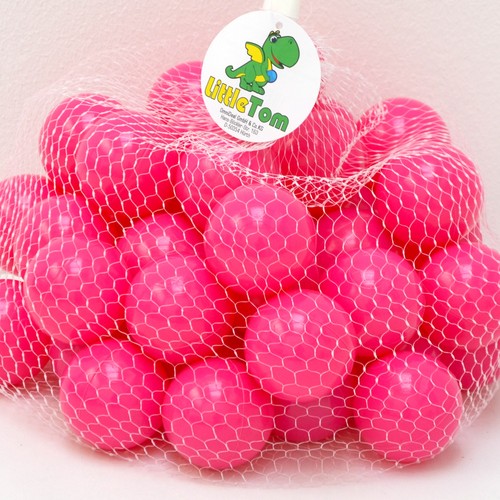 50 Bälle für Bällebad 5,5 cm Babybälle Plastikbälle Baby Balls Spielbälle Pink - Bild 4 von 10