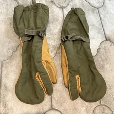 Vintage 1984 Trigger Finger Mitten Shells Cold Weather Gloves Medium