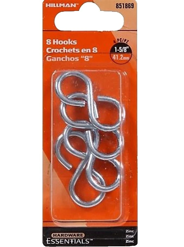 Ganchos y Colgadores de acero Hillman