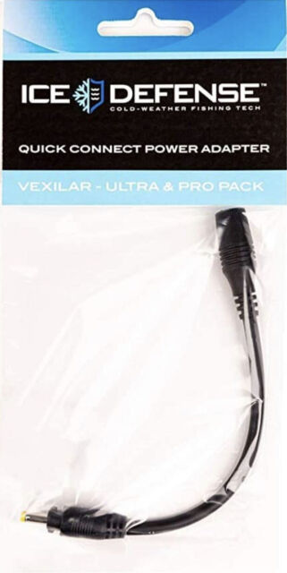 Vexilar Quick Connect Power Adapter Ultra & Pro Pack Ice Defense
