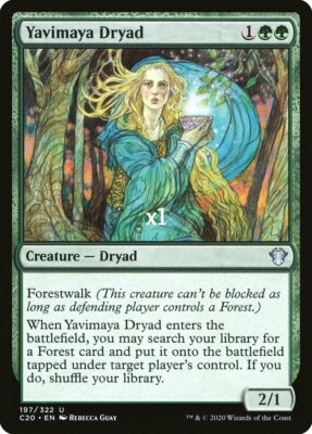 MTG Commander 2020 C20 Yavimaya Dryad MINT