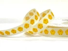 Easter chicks 16mm grosgrain ribbon sold per metre