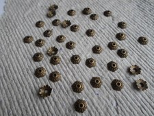 Antique Bronze 8mm Bead Caps ~ Pack 100