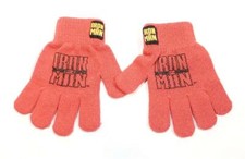 New Marvel Boys Red Iron Man Knit Gloves - Ones Size - NWOT