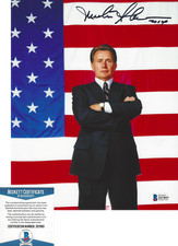 MARTIN SHEEN SIGNED THE WEST WING PRESIDENT BARTLET 8x10 PHOTO H BECKETT COA BAS