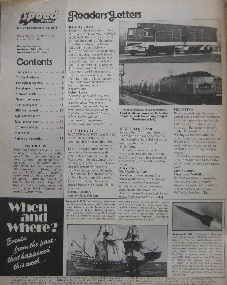 Speed & Power magazine 5 September 1975 Issue 77 - Image 2 of 2