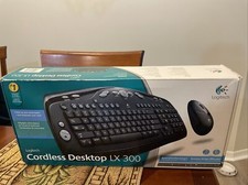 Logitech LX 300 Wireless Mouse Keyboard - Tested With Instructions