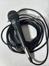 Audio2000'S ADM1064B Black Handheld Professional Cardioid Dynamic Microphone