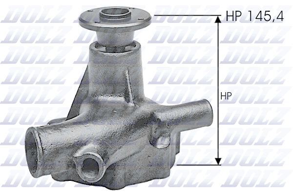Pompe à eau à débit optimal pour Patrol GR V 3.2 D et TD