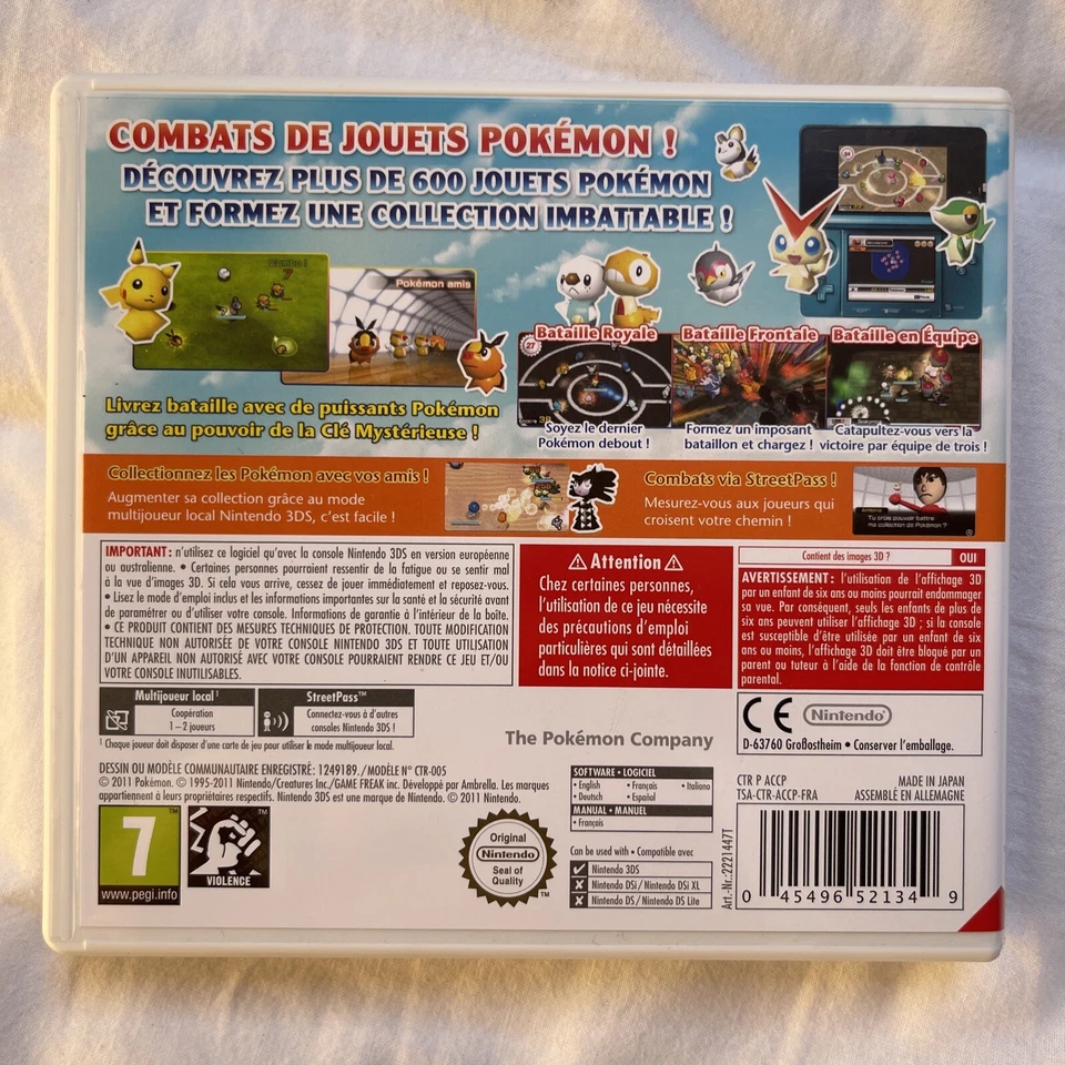 SUPER POKEMON RUMBLE NINTENDO 3DS PAL-FRA OCCASION (SANS NOTICE), photo 3 sur 3