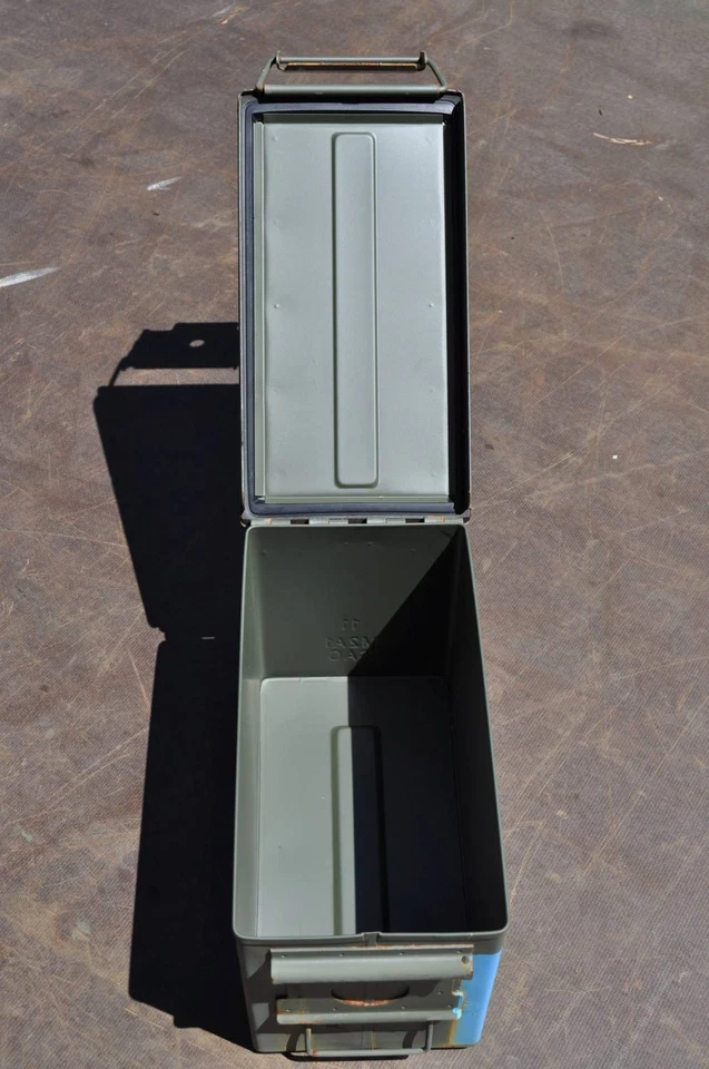 Munitionskiste Kiste Transportkiste Lagerbox Metallkiste Bundeswehr BW - Bild 3 von 3