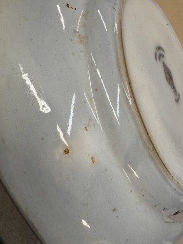 Antique Athens Plate W Adams & Sons Flow Black Mulberry Transfer 9 3/8”1849-1861 - Bild 10 von 19