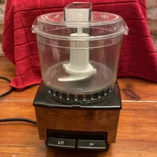 Cuisinart Mini-Prep Food Processor Black Chrome Series Model DLC-1BCH Excellent