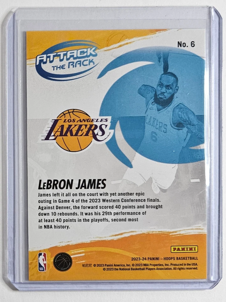 Lebron James 23-24 NBA Hoops Attack the Rim 18/25 - Image 2 of 3