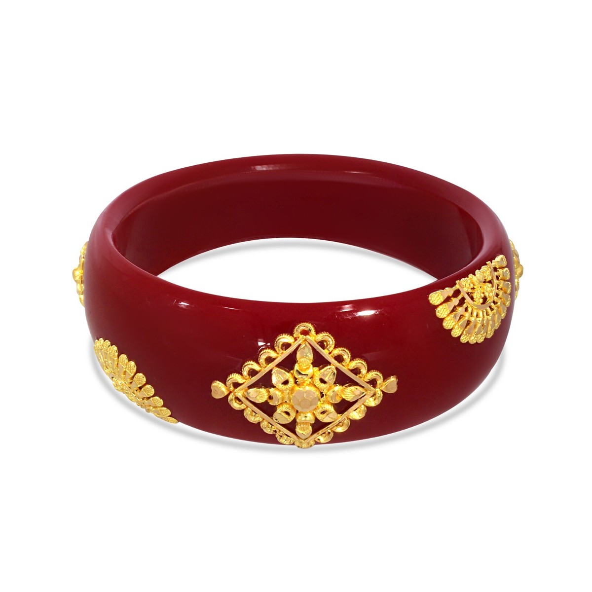 Pola Bangles 22k Gold Pola Badhano Traditional Pola Gold Bangle