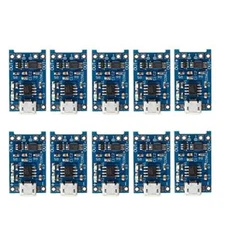 HiLetgo 10pcs 5V 1A 18650 Lithium Battery Charging Board TP4056 Lithium Batte...