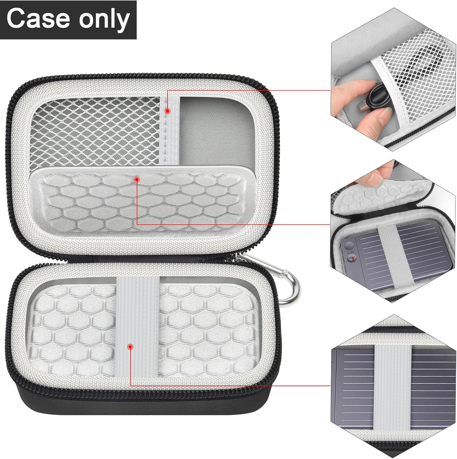 Case Compatible with Plaud AI Voice Recorder, Digital Audio Recorder Storage Box