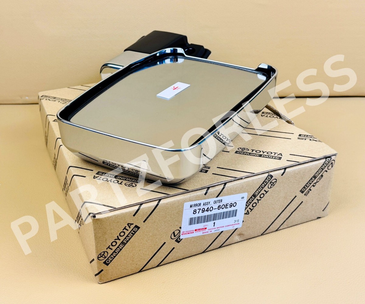 87940-60E90 TOYOTA GENUINE MIRROR ASSY, OUTER REAR VIEW, LH