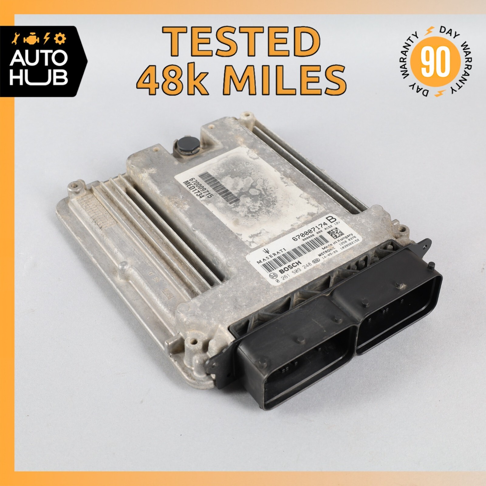 14-17 Maserati Quattroporte S Q4 M156 3.0L Ignition Control Module ECU OEM 48k