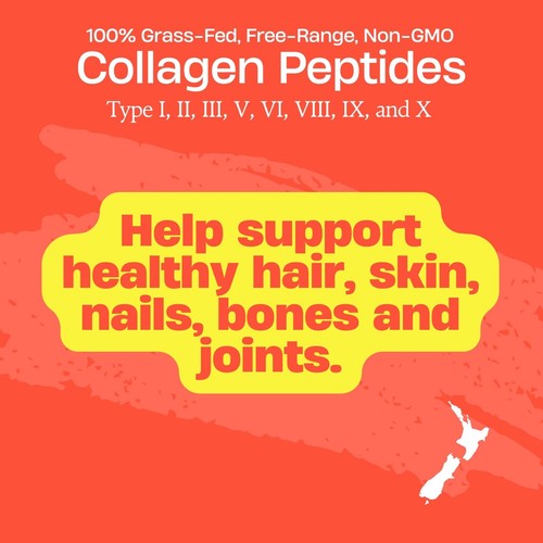 FREZZOR Collagen Peptides - 100% New Zealand Beef Bone Collagen 675g 3 Jars - Picture 5 of 5