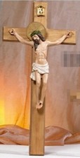 Crocifisso in legno Gesù Cristo in croce cm 20 X 10 by Paben
