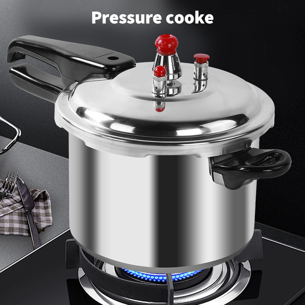 5 Litre Home Dual Handle aluminum Pressure Cooker Kitchen Catering Cookware UK