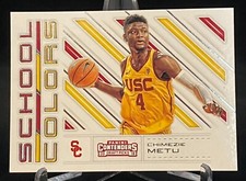 2018-19 Contenders Draft Picks School Colors #30 Chimezie Metu USC Trojans