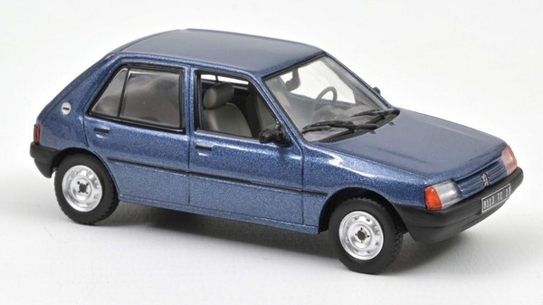 Norev 1/43 Peugeot 205 Gl 1988 Blau Modellbau Statisches Modell Diecast-image