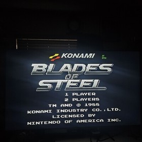 Blades of Steel - Nintendo NES Game Authentic Tested Working Great Condition 