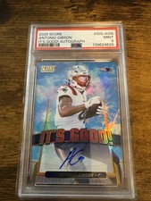 2025 Score Antonio Gibson It’s Good! Autograph Card #IGG-AGN PSA 9 Patriots