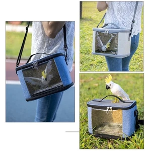 Breathable Outgoing Bag Carrier Cage Hamster Portable Traveling Bag